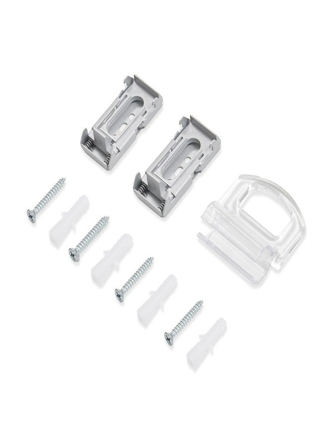 TOVALOR Cordless Bracket,Roller Shade Replacement Accessory,Pull Down Handle,Suitable for Inside & Outside Mount Roller Blinds,Universal for Indoor Cordless Shades(Grey) - Image 1